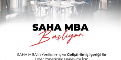 SAHA MBA başvuruları devam ediyor!