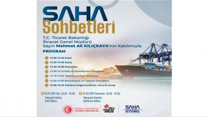 SAHA Sohbetler | Ticaret Bakanlığı’nın İhracat Süreçleri ve Devlet Destekleri 