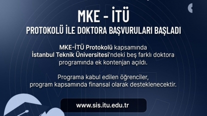 MKE–İTÜ İş Birliğiyle Doktora Programı Başvuruları Başladı