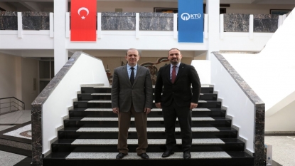 Karadeniz Teknik Üniversitesi Rektörü Prof. Dr. Hamdullah Çuvalcı\'yı ziyaret ettik