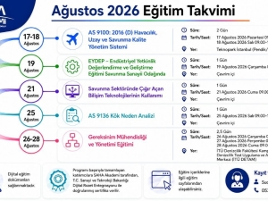 SAHA Akademi Ağustos Eğitim Takvimimiz yayınlandı