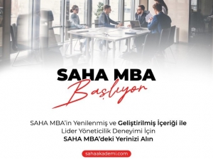 SAHA MBA başvuruları devam ediyor!