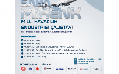 Milli Havacılık Endüstrisi Çalıştayı’na davetlisiniz