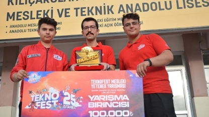 TEKNOFEST’ten dereceyle dönen meslek liselilerin hedefi savunma sanayisi