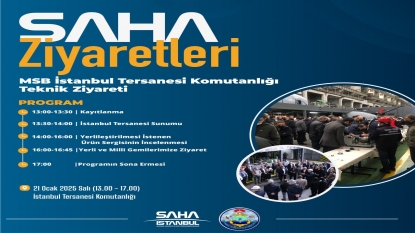 MSB İstanbul Tersanesi Komutanlığı Teknik Ziyareti