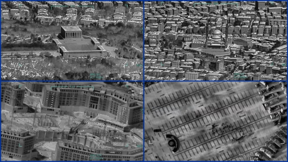 Milli Kamera ASELFLIR 600, Başkenti Havadan Görüntüledi