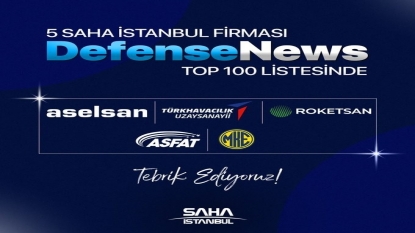 Savunma Sanayisinde Dünyada ilk 100’e 5 Türk Şirketi Girdi